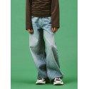 NAME IT KIDS Bella wide jeans - Vintage Medium Blue Rhine