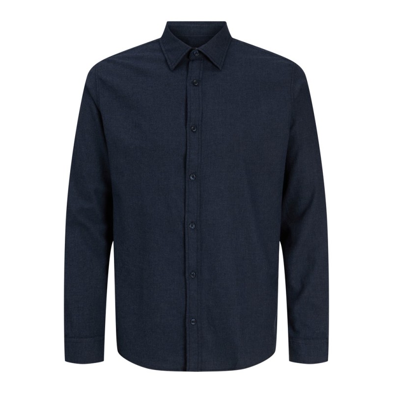 JACK & JONES PLUS meleret skjorte - Navy Blazer