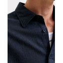 JACK & JONES PLUS meleret skjorte - Navy Blazer