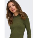 JDY Fransiska langærmet bluse - Dark Olive
