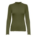 JDY Fransiska langærmet bluse - Dark Olive
