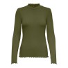 JDY Fransiska langærmet bluse - Dark Olive