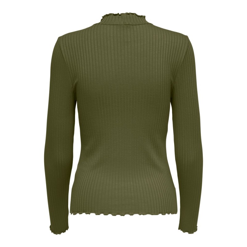 JDY Fransiska langærmet bluse - Dark Olive
