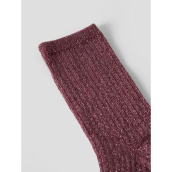 NAME IT MINI Nobba glitter strømper - Wild Ginger