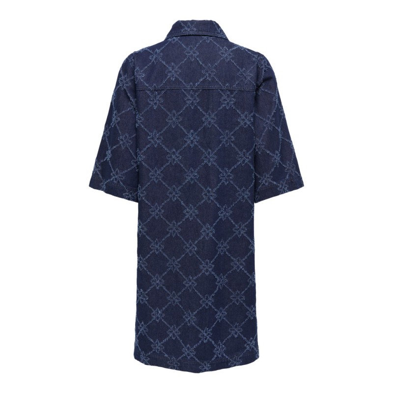 ONLY Bella denim kjole - Dark Blue Denim
