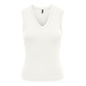 ONLY Riley V-hals top - Cloud Dancer