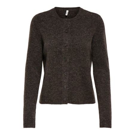 ONLY Olivia langærmet strik cardigan - Mole