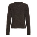 ONLY Olivia langærmet strik cardigan - Mole