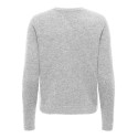 ONLY Olivia langærmet strik cardigan - Light Grey Melange