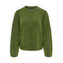ONLY Simoni langærmet pullover - Forest Night Melange