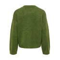 ONLY Simoni langærmet pullover - Forest Night Melange