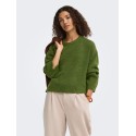 ONLY Simoni langærmet pullover - Forest Night Melange
