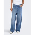 ONLY Ella-Amber baggy denim jeans - Medium Blue Denim