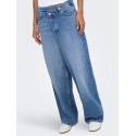 ONLY Ella-Amber baggy denim jeans - Medium Blue Denim
