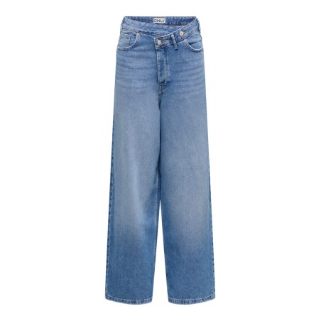 ONLY Ella-Amber baggy denim jeans - Medium Blue Denim