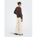 JDY Paris langærmet sweatshirt - Coffee Bean