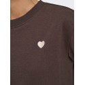 JDY Paris langærmet sweatshirt - Coffee Bean