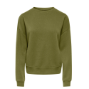 ONLY langærmet oversize sweatshirt - Peat Moss