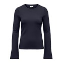 JDY Mati basic langærmet bluse - Night Sky