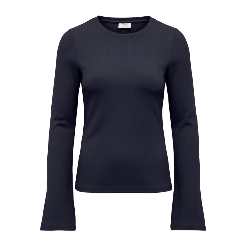 JDY Mati basic langærmet bluse - Night Sky