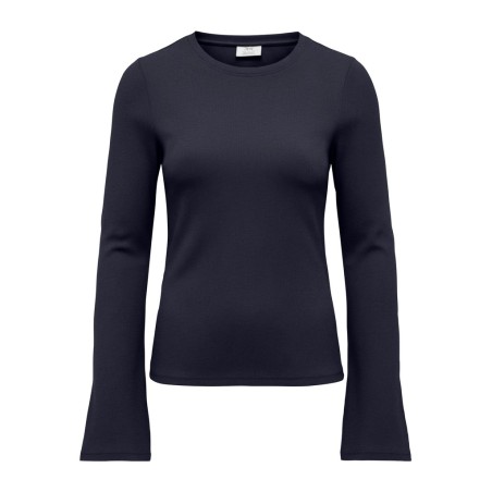 JDY Mati basic langærmet bluse - Night Sky