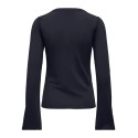 JDY Mati basic langærmet bluse - Night Sky
