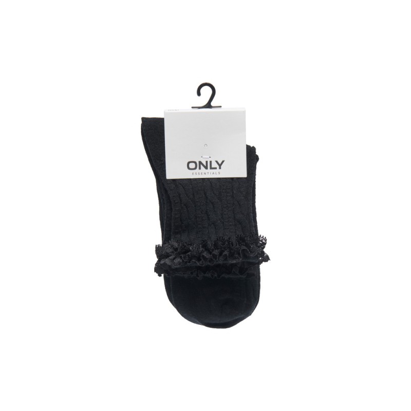 ONLY Olivia Strømper - Black / CABLE & LACE