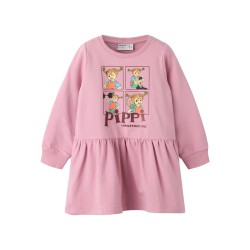 NAME IT MINI Asta Pippi sweat kjole - Lilas