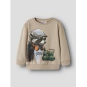 NAME IT MINI Nathaniel sweatshirt - Sesame
