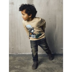 NAME IT MINI Nathaniel sweatshirt - Sesame
