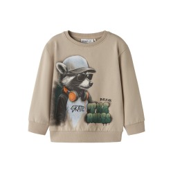 NAME IT MINI Nathaniel sweatshirt - Sesame