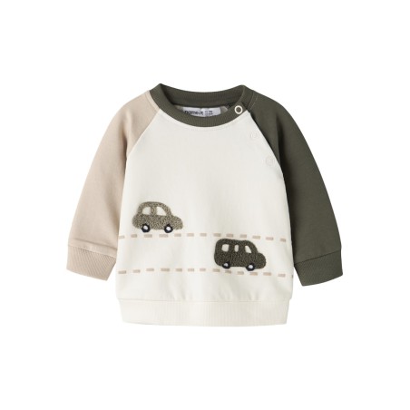 NAME IT BABY Omand sweatshirt - Antique White