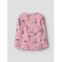 NAME IT MINI Ara pippi langærmet slim bluse - Lilas