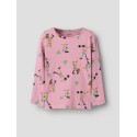 NAME IT MINI Ara pippi langærmet slim bluse - Lilas