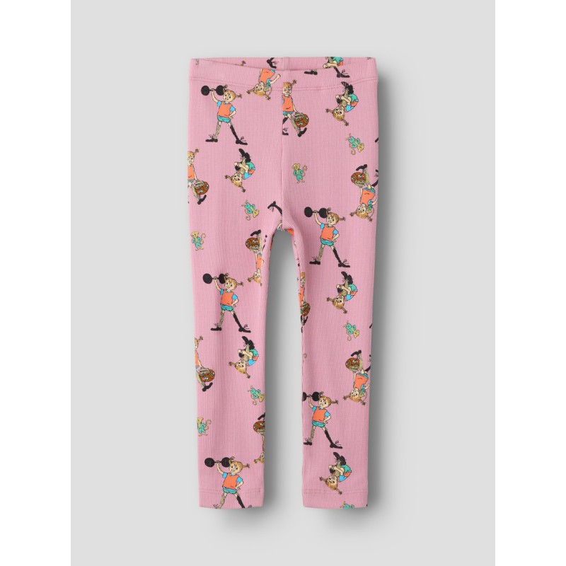 NAME IT MINI Ara pippi slim leggins - Lilas