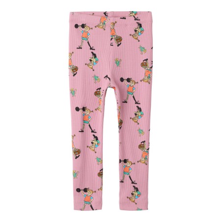 NAME IT MINI Ara pippi slim leggins - Lilas