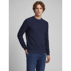 JJ REBEL Camden striktrøje - Navy Blazer