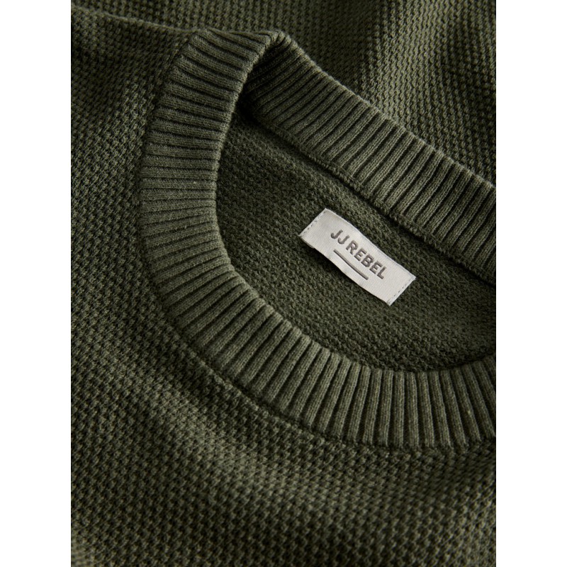 JACK & JONES Camden striktrøje - Forest Night