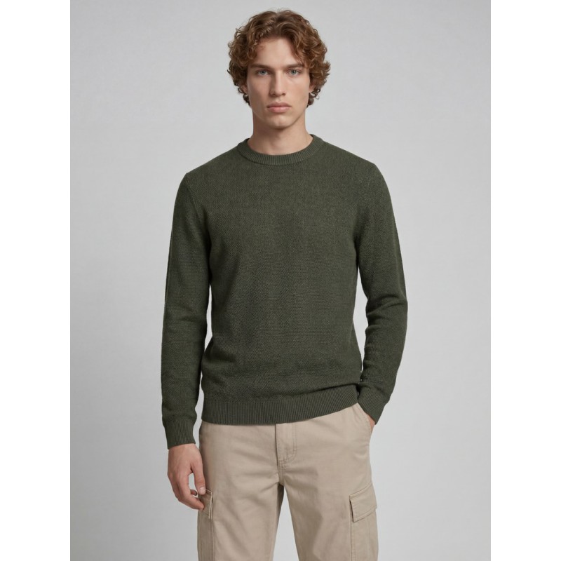 JACK & JONES Camden striktrøje - Forest Night