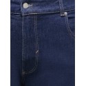 ONLY CARMAKOMA Juicy højtaljet brede jeans - Dark Blue Denim