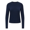 ONLY Bamboo langærmet bluse - Night Sky
