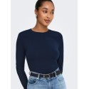 ONLY Bamboo langærmet bluse - Night Sky
