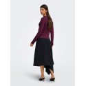 ONLY Bamboo langærmet bluse - Fig