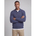 JACK & JONES Callum strik polo - Vintage Indigo