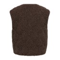 ONLY Lines teddy vest - Chocolate Martini