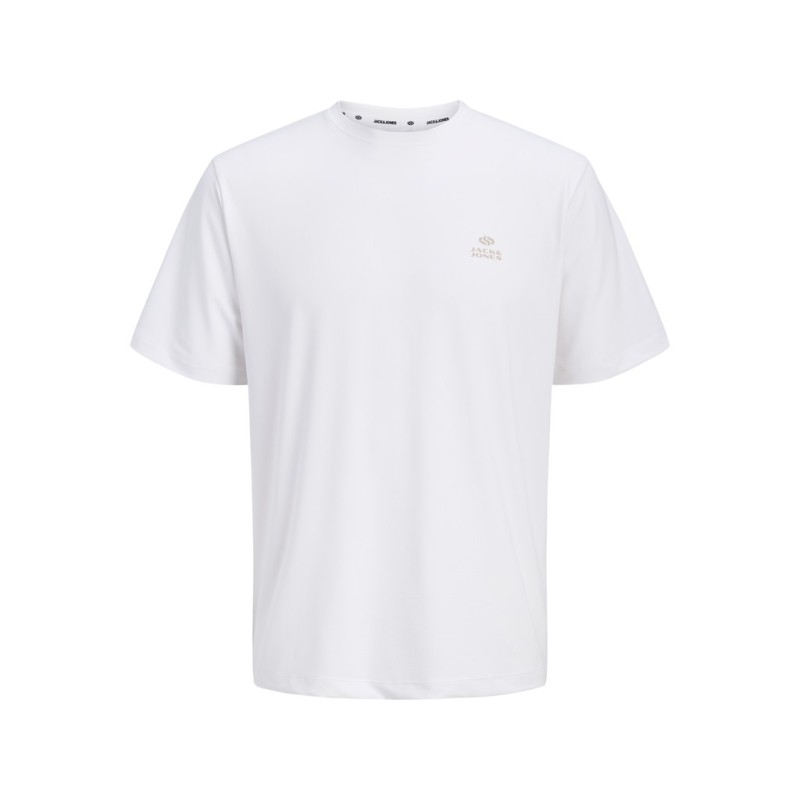 JACK & JONES JUNIOR Pulse logo branding T-shirt - Bright White