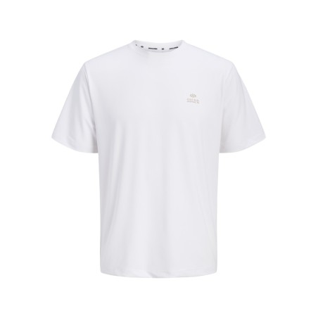 JACK & JONES JUNIOR Pulse logo branding T-shirt - Bright White