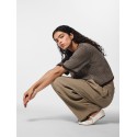 PIECES Jenna kortærmet strik cardigan - Hot Fudge / GREIGE