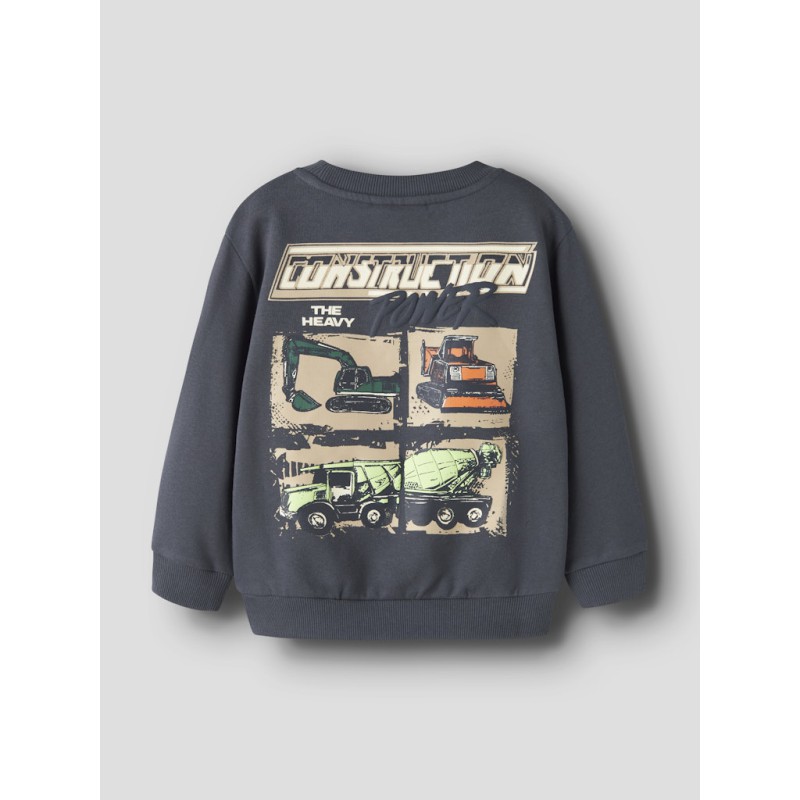 NAME IT MINI Nayel langærmet sweatshirt - Ombre Blue