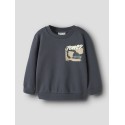 NAME IT MINI Nayel langærmet sweatshirt - Ombre Blue